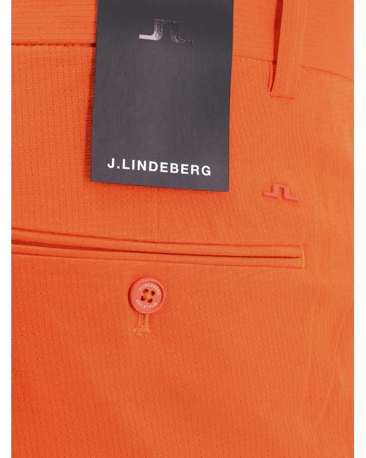 J.Lindeberg Orange Bermuda Shorts for men