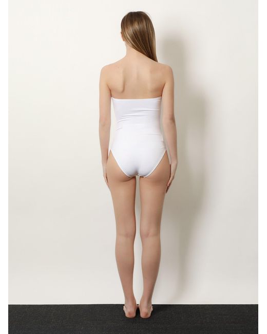 Eres White Cassiopee Lycra One-Piece Swimsuit