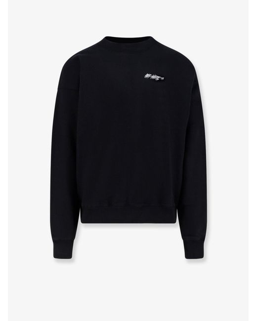 Off-White c/o Virgil Abloh Blue Cotton Sweatshirt for men