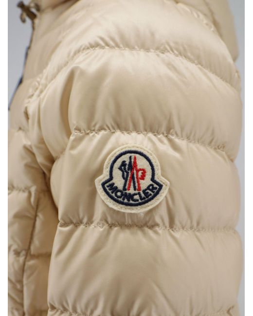 Moncler Natural Igelhood Recycled Longue Saison Short Down Jacket