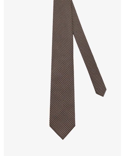 Tom Ford Brown Silk Tie for men