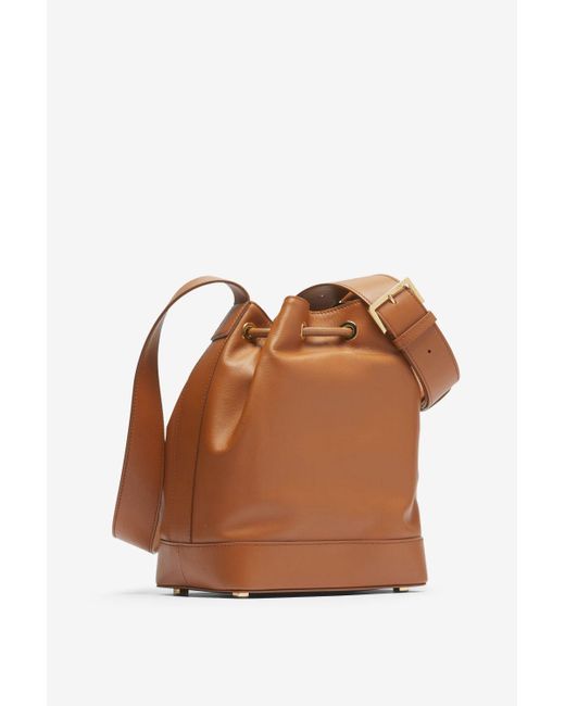 N°21 Brown Leather Bucket Bag