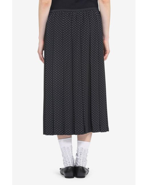 N°21 Black Polka Dot Skirt