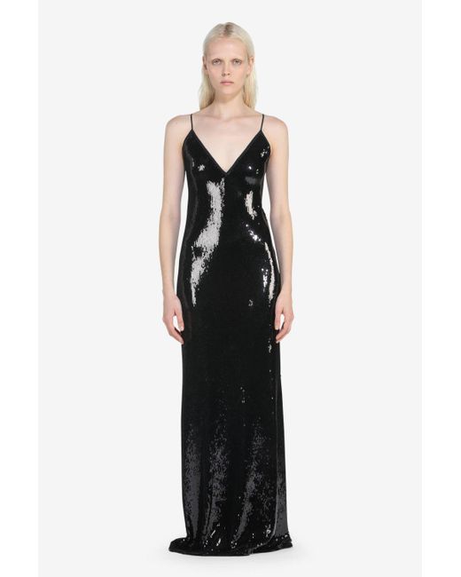 N°21 Black Sequin Maxi Dress