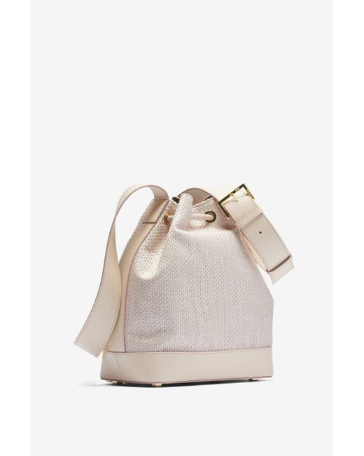 N°21 Natural Raffia Bucket Bag