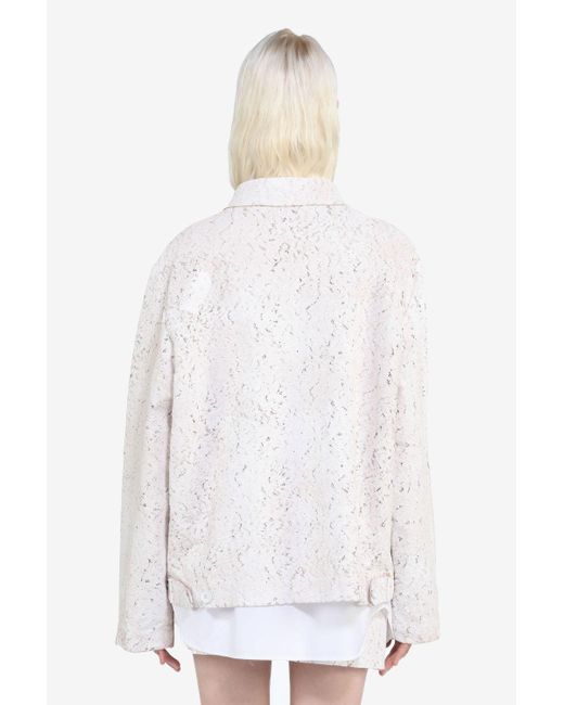 N°21 White Lace Jacket
