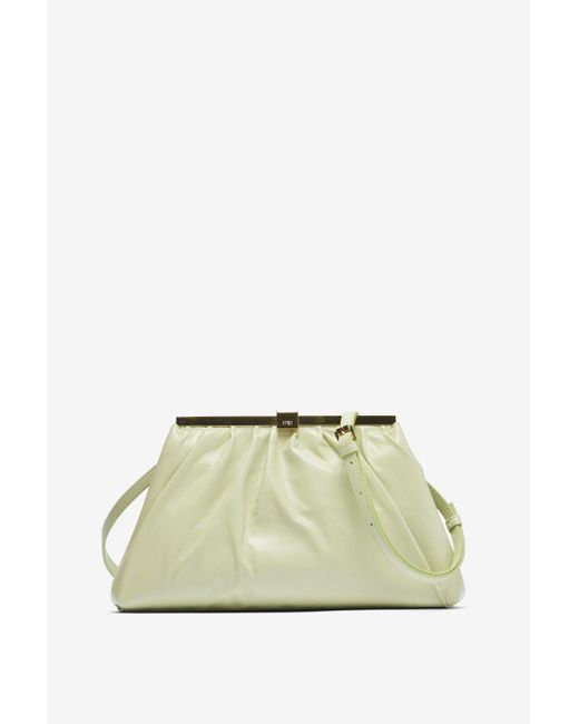 N°21 Green Puffy Jeanne Leather Shoulder Bag
