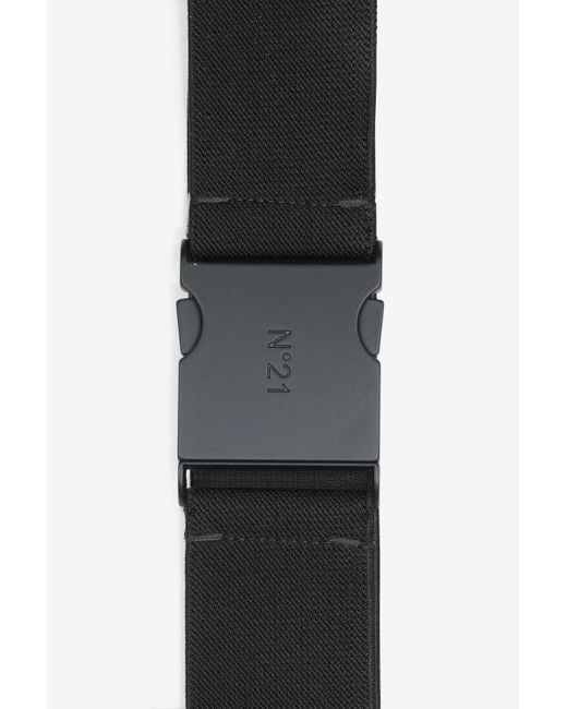 N°21 Black Web-strap Belt