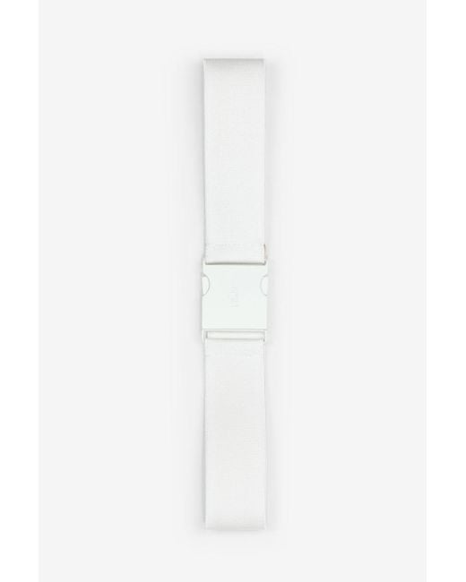 N°21 White Web-strap Belt