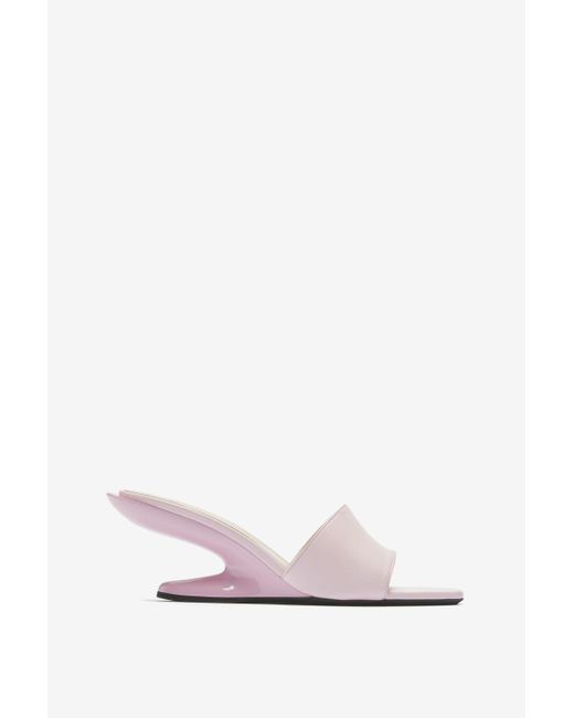 N°21 Pink Leather Mules