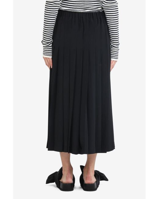 N°21 Black Pleated Skirt