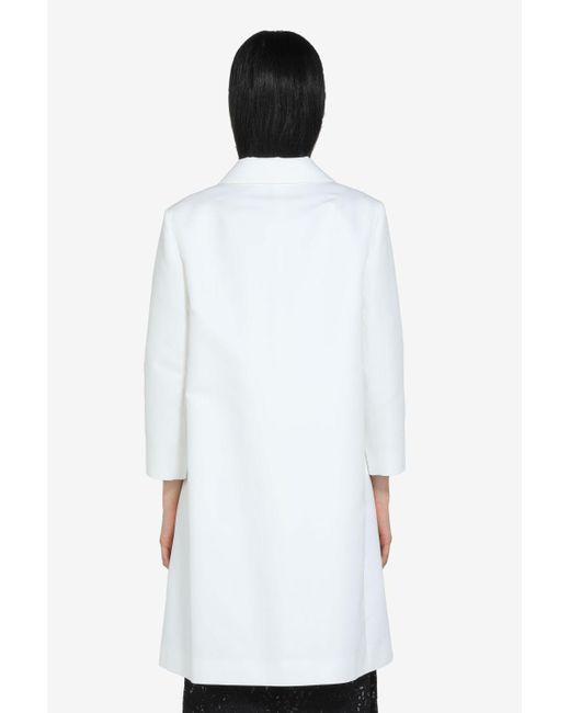 Cappotto Monopetto di N°21 in White
