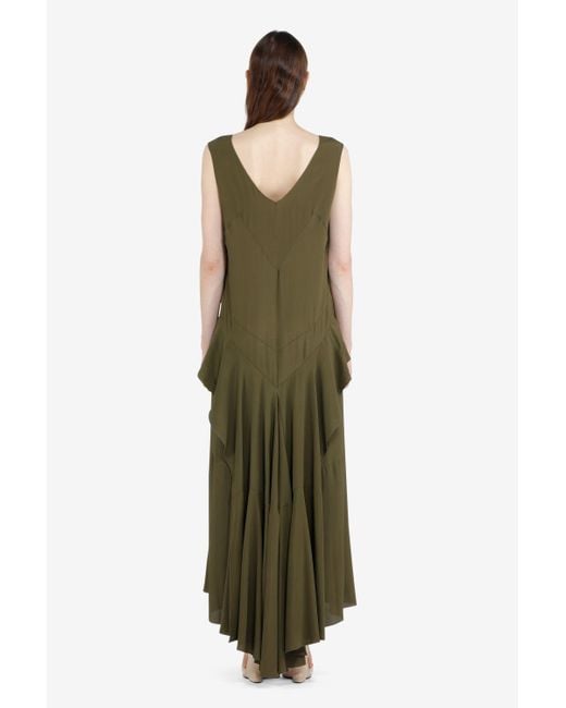 N°21 Green Ruffled Dress