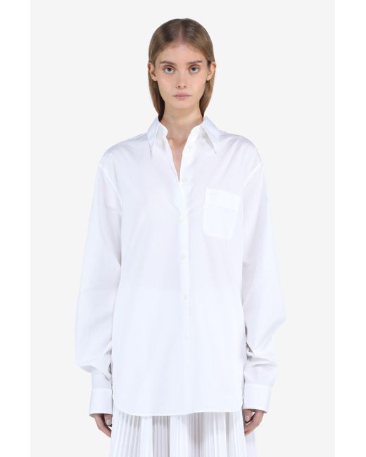 N°21 White Cotton Shirt