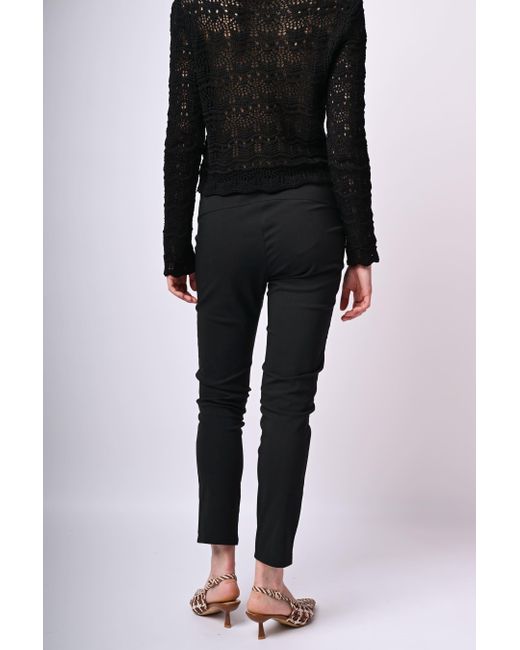 Pantaloni Skinny Misto Viscosa di NUNA LIE in Black