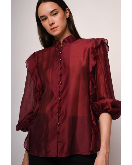 Camicia di NUNA LIE in Red