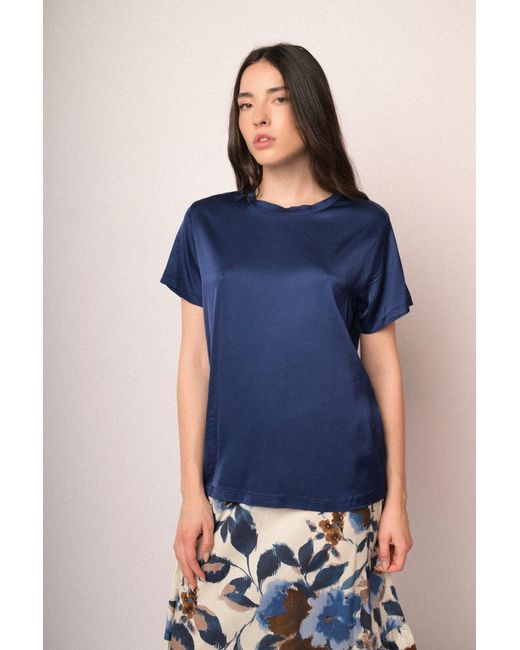 T-Shirt di NUNA LIE in Blue