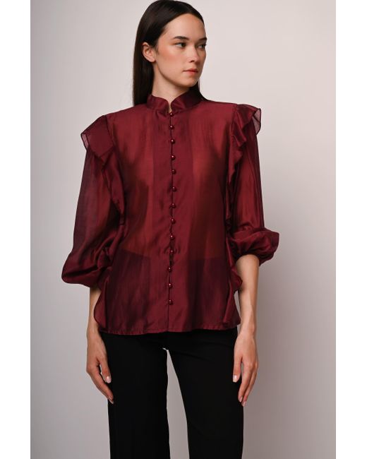 Camicia di NUNA LIE in Red