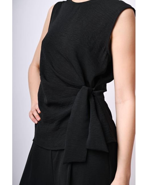 Top Con Fiocco Laterale di NUNA LIE in Blue