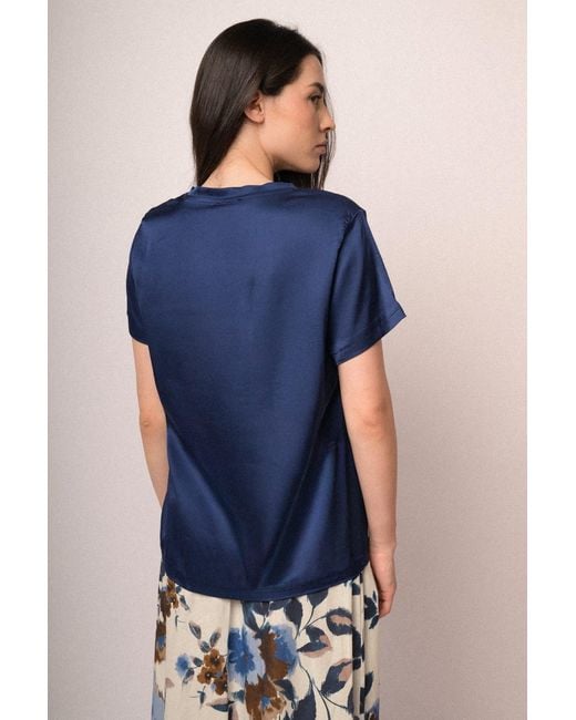 T-Shirt di NUNA LIE in Blue