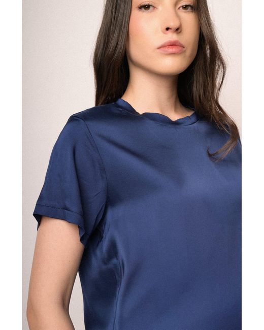 T-Shirt di NUNA LIE in Blue