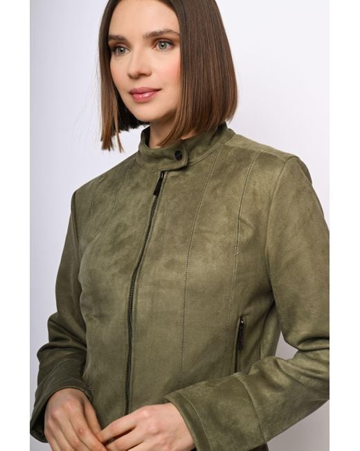 Giacca Biker di NUNA LIE in Green