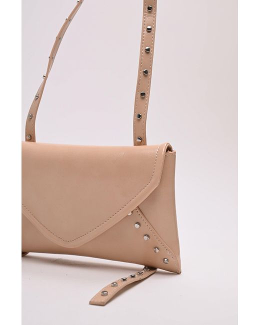 Borsa Piccola Nera Con Borchie Decorative Taglia di NUNA LIE in Pink