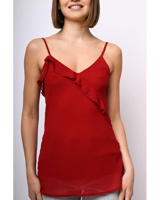 Top Con Volants di NUNA LIE in Red