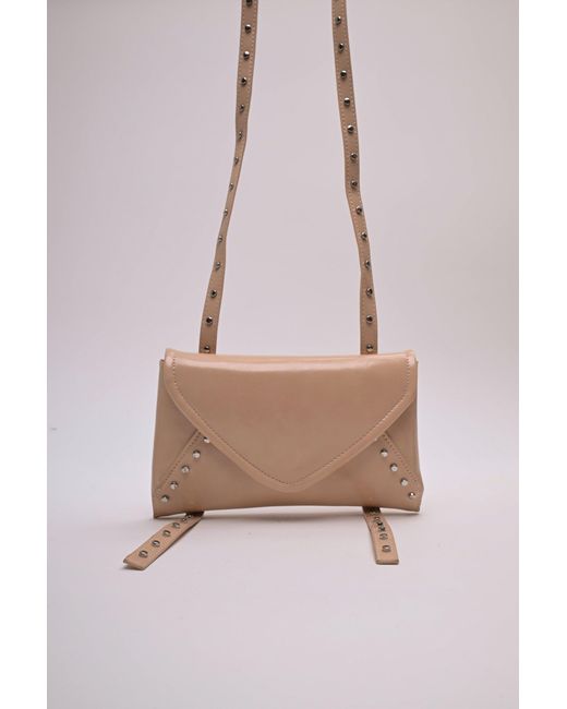 Borsa Piccola Nera Con Borchie Decorative Taglia di NUNA LIE in Pink
