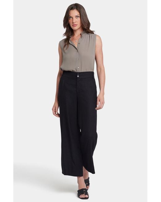 NYDJ Blue Waverly Trouser Pants In Black