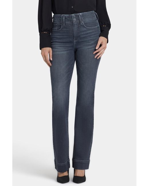 NYDJ Blue Barbara Bootcut Jeans In Graphite Hill