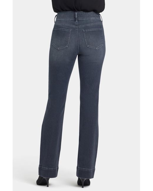 NYDJ Blue Barbara Bootcut Jeans In Graphite Hill