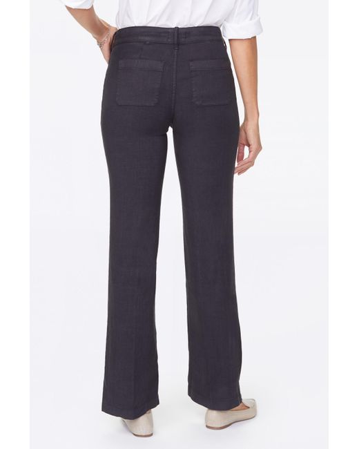 nydj trouser linen pants