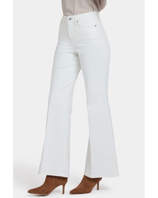NYDJ Mia Palazzo Jean In Winter White