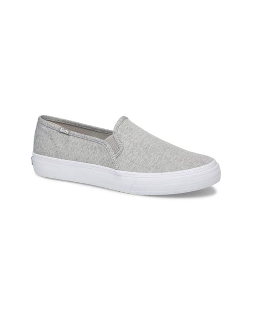 Women s Heathered Woven Light Gray Double Decker Lebanon Ubuy