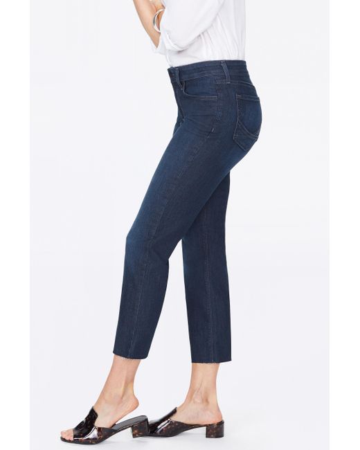 nydj marilyn straight ankle jeans