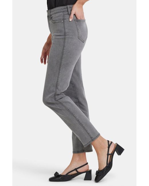 NYDJ Blue Stella Tapered Ankle Jeans In Palmas