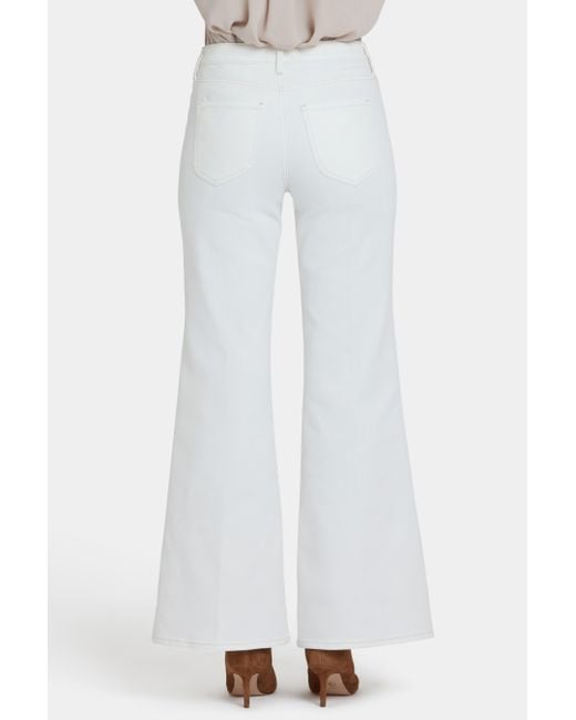 NYDJ Mia Palazzo Jean In Winter White