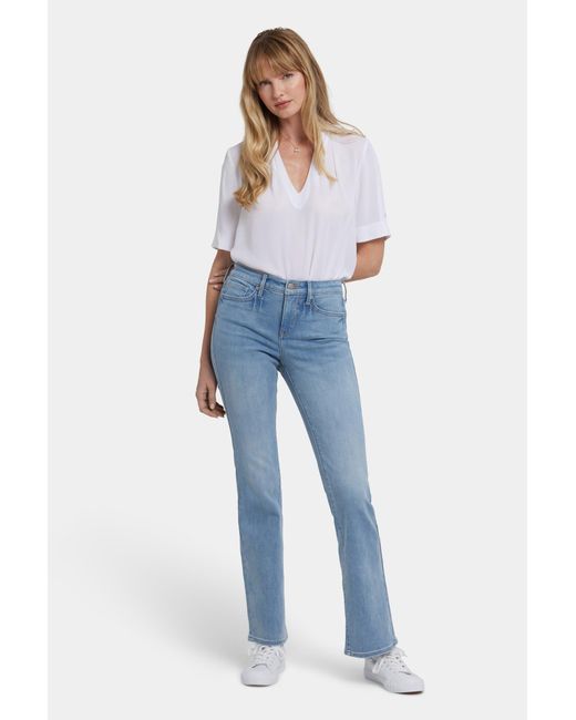 NYDJ Blue Barbara Bootcut Jeans In Majestic Dusk