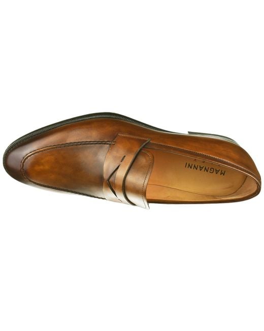 magnanni loafers brown