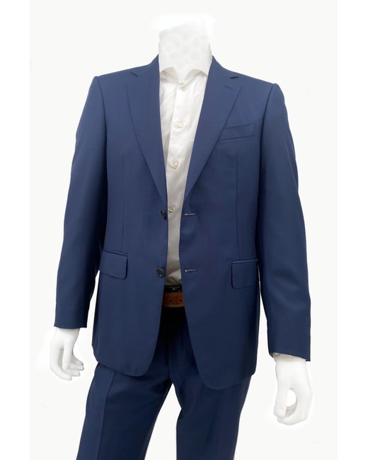 Canali Basic New Blue Wool Suit for Men | Lyst