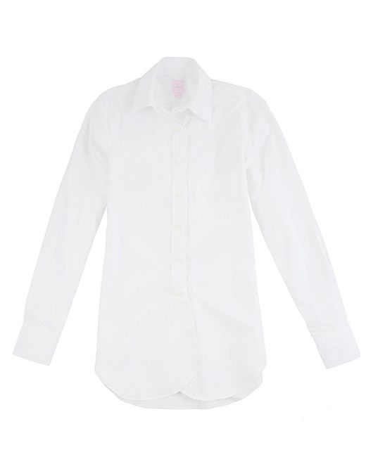 ANN MASHBURN Denim Boyfriend Shirt in 