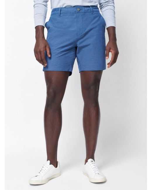 Faherty Cotton All Day Shorts in Navy 