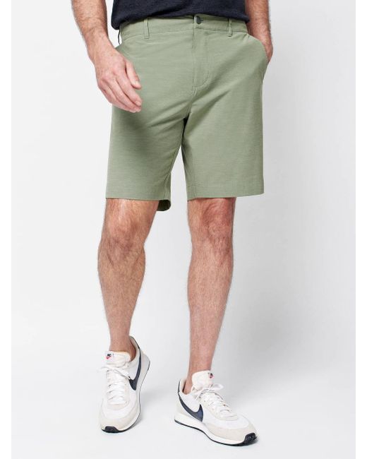 Faherty Cotton All Day Shorts in Olive 