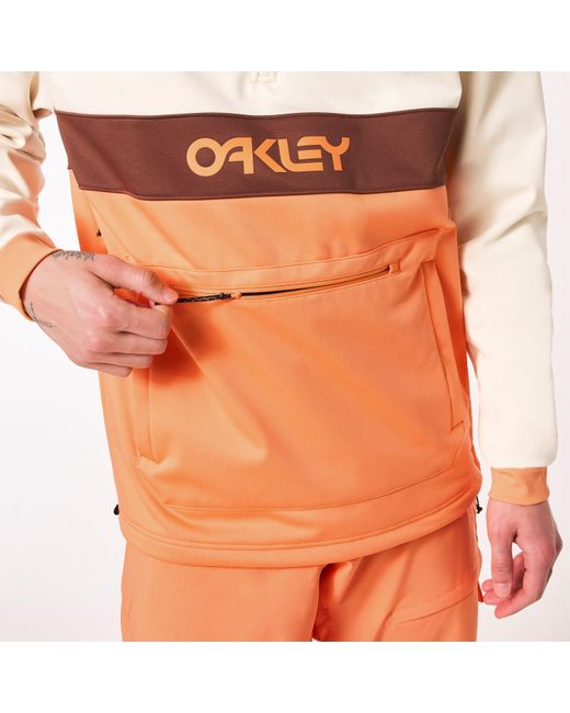 Oakley Orange Tnp Nose Grab Softshell Hoodie for men