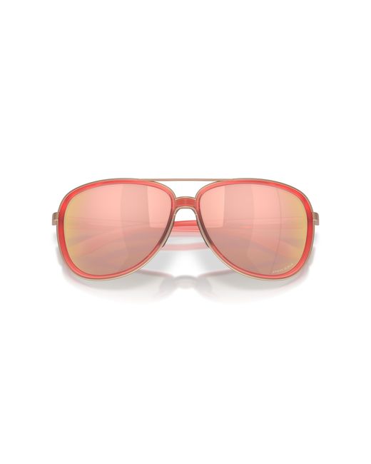 Oakley Black Split Time Sunglasses - Color: Matte Translucent Peach