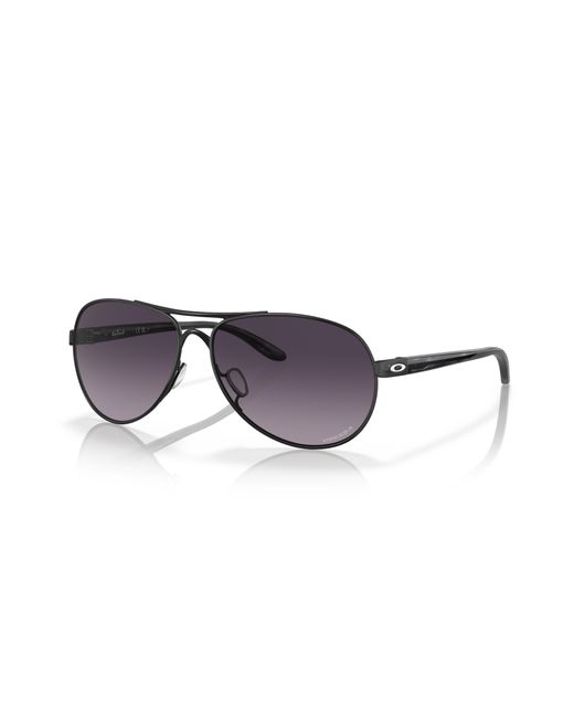 Polished Black Feedback Unity Collection Sunglasses di Oakley in Blue