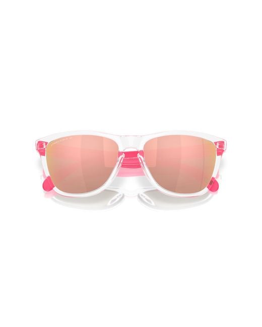 Oakley Black Frogskinstm Neon Pop Collection Sunglasses - Color: Clear for men