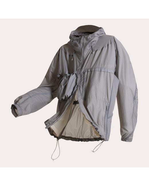 Oakley Gray Latitude Flight Wind Jacket for men