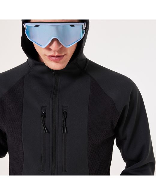 Oakley Black Drift Tech Fleece Hoodie for men